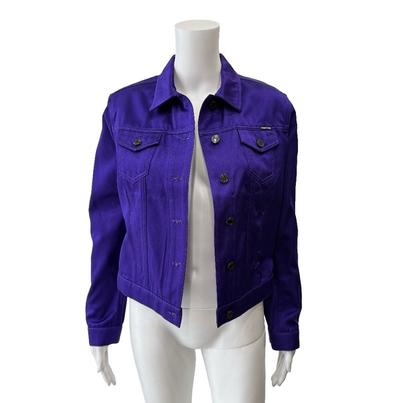 $2300 Tom Ford Purple Button Up Satin Jacket sz 6/42 - Picture 1 of 11